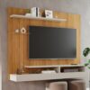 Painel Para TV Até 46 Polegadas Valência Plus - Cinamomo/Off White - PMB
