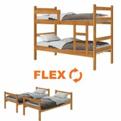 Cama Beliche Solteiro Porto - Nature - Gabrielli