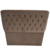 Cabeceira Casal para Cama Box Barcelona Classic 1,40 - Veludo Marrom 704 - Bona