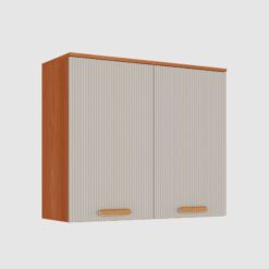 Armário Aéreo Cozinha 2 Portas Itafriz ARM-80 2PT - Cinamomo/Fendi - Itatiaia