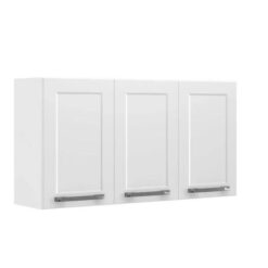Armário De Cozinha Aéreo 3 Portas Florença IP3 105cm - Branco - Itatiaia