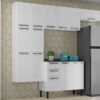 Cozinha Completa Modulada 4 Peças 13 Portas Florença - Branco - Itatiaia
