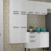 Cozinha Modulada 3 Peças 12 Portas Florença - Branco - Itatiaia