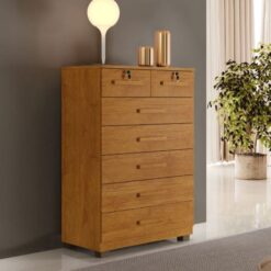 Cômoda 7 Gavetas com Chave Barcelona - Cinamomo - BNT