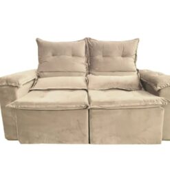 Sofá Retrátil e Reclinável 2 Lugares Pequim 1,80 - Bege/Marfim A32 - UES