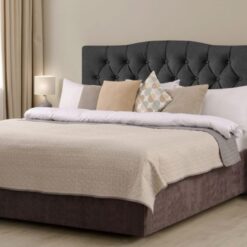 Cabeceira Casal para Cama Box Acapulco 1,40 - Corino Preto - Bona