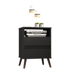 Mesa de Cabeceira Paris - Preto - Bors