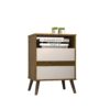 Mesa de Cabeceira Paris - Canela/Off White - Bors