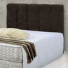 Cabeceira Casal para Cama Box Janne 1,40 - Suede marrom - RAE