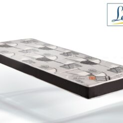 Kit Solteiro - Colchonete Solteiro INN D20 88 x 188 x 06 + Base Box corino preto Dream - 88 x 188 x 43