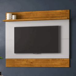 Painel Home para TV Até 65 Polegadas Aruana - Naturalle/Off White - BC