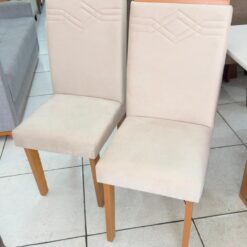 Kit com 02 Cadeiras Tais vender avulso - Cinamomo/Joli/Bege claro - Cimol