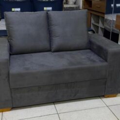 Sofá 2 Lugares Malta - Cinza 120B - Araujo Estofados