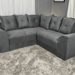 Sofá de canto Belo - Cinza 605 - Alpoim Estofados