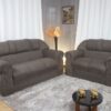 Conjunto de Sofá 2 e 3 Lugares Corsa - Marrom - Alpoim Estofados