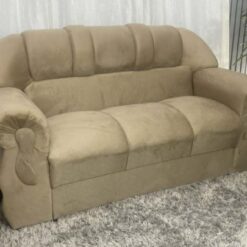 Sofá Corsa 3 Lugares - Bege 607 -  Alpoim Estofados
