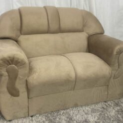 Sofá Corsa 2 Lugares - Bege 607 -  Alpoim Estofados