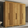 Guarda-Roupa Casal 6 Portas Com Pés Granada - Cinamomo - Sallêto