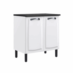 Balcão com tampo 2 Portas New Premium - BALC-80 2PT - Branco - Itatiaia