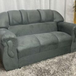 Sofá Corsa 3 Lugares - Cinza Chumbo 606 -  Alpoim Estofados