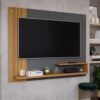 Painel Para TV Até 50" Dunas - Grafite/Nature - PMB