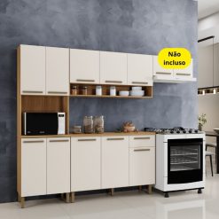 Kit Cozinha Modulada 3 Peças New Master - Cinamomo/Off White - ATM