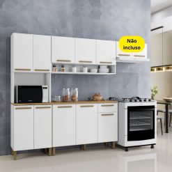 Kit Cozinha Modulada 3 Peças New Master - Branco - ATM