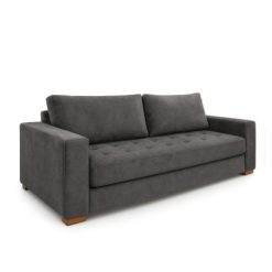 Sofá 3 Lugares Malta - Cinza 120B - Araujo Estofados