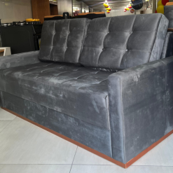 Sofá 2 Lugares living Austria 1,70m - Grafite 15