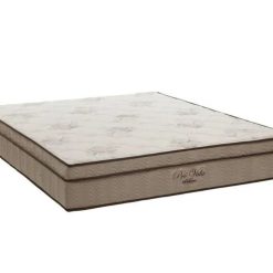 Kit Casal Ortobom - Colchão Pro Vida SuperPocket Ortobom + Base Casal Camurça Preto 138 x 188 x 60