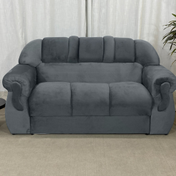 Sofá Corsa 3 Lugares - Cinza 502 -  Alpoim Estofados