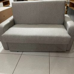 Sofá-Cama com baú 2 Lugares Daiane - Cinza claro - Matrix