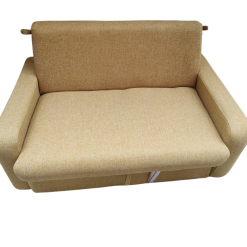 Sofá-Cama com baú 2 Lugares Daiane - Amarelo - Matrix