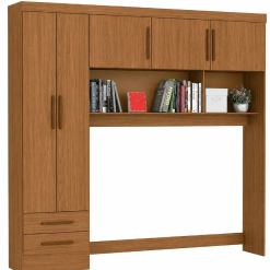 Guarda-Roupa Casal Modulado 5 Portas - Cinamomo - CRM